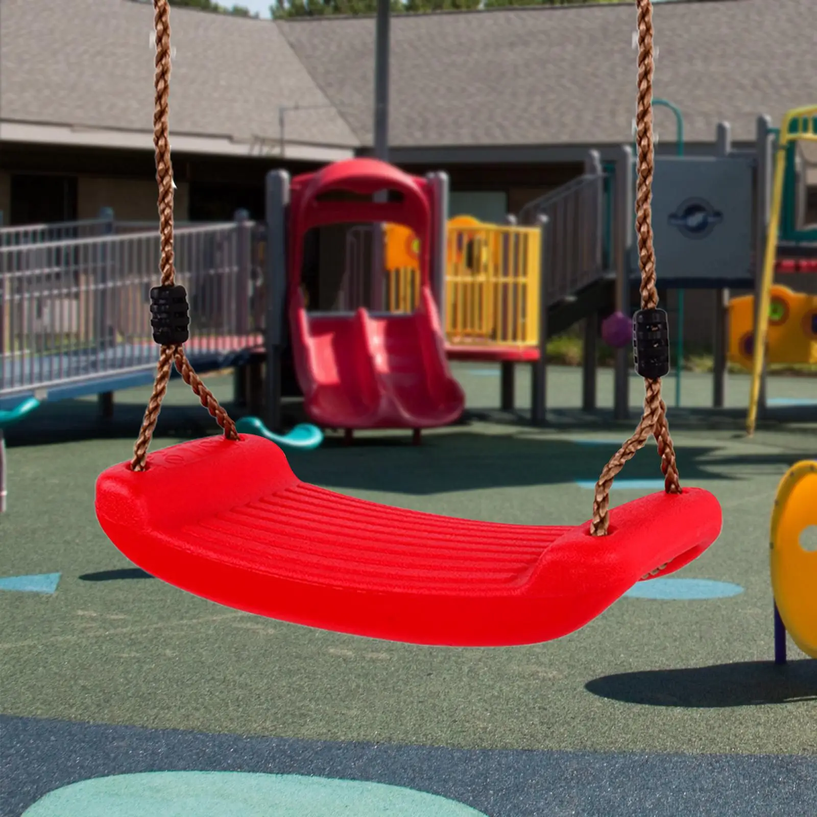 Подвесные детские качели, летающая игрушка с регулируемой высотой,  пластиковые качели для сада, заднего двора, внутреннего двора